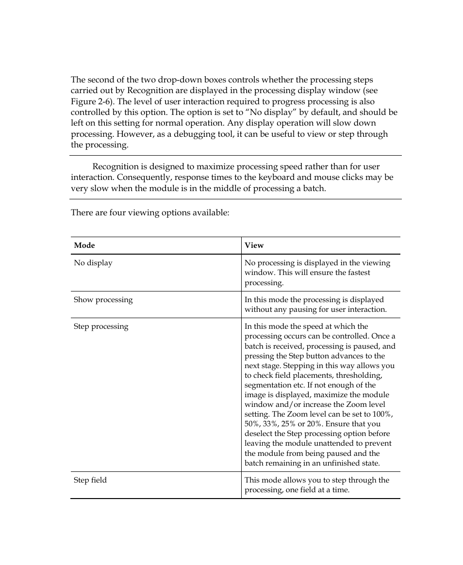 Viewing processing | Kofax INDICIUS 6.0 User Manual | Page 24 / 120