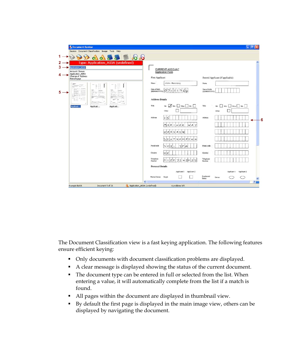 Window layout | Kofax INDICIUS 6.0 User Manual | Page 35 / 120