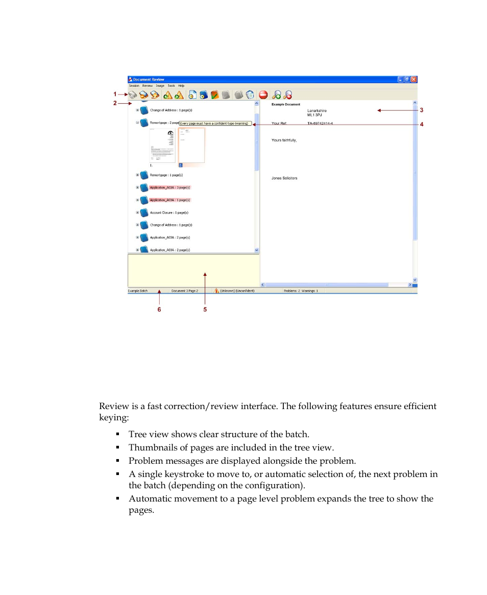 Window layout | Kofax INDICIUS 6.0 User Manual | Page 41 / 120