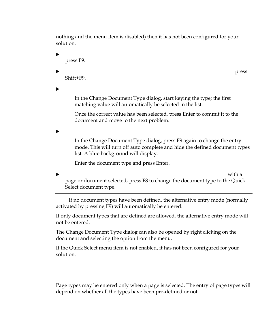 Entering page types | Kofax INDICIUS 6.0 User Manual | Page 47 / 120