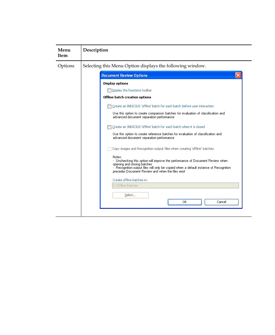 Kofax INDICIUS 6.0 User Manual | Page 55 / 120