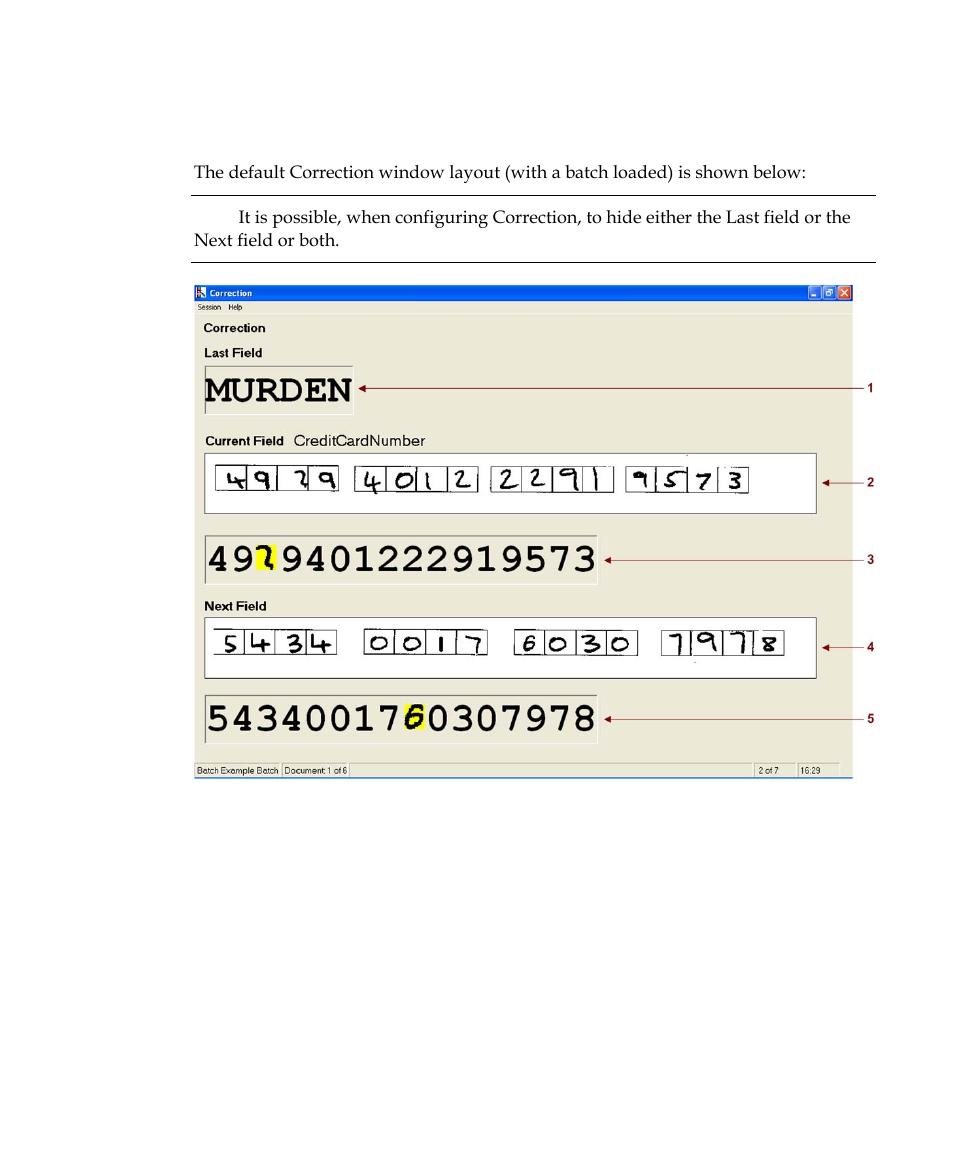 Window layout | Kofax INDICIUS 6.0 User Manual | Page 61 / 120
