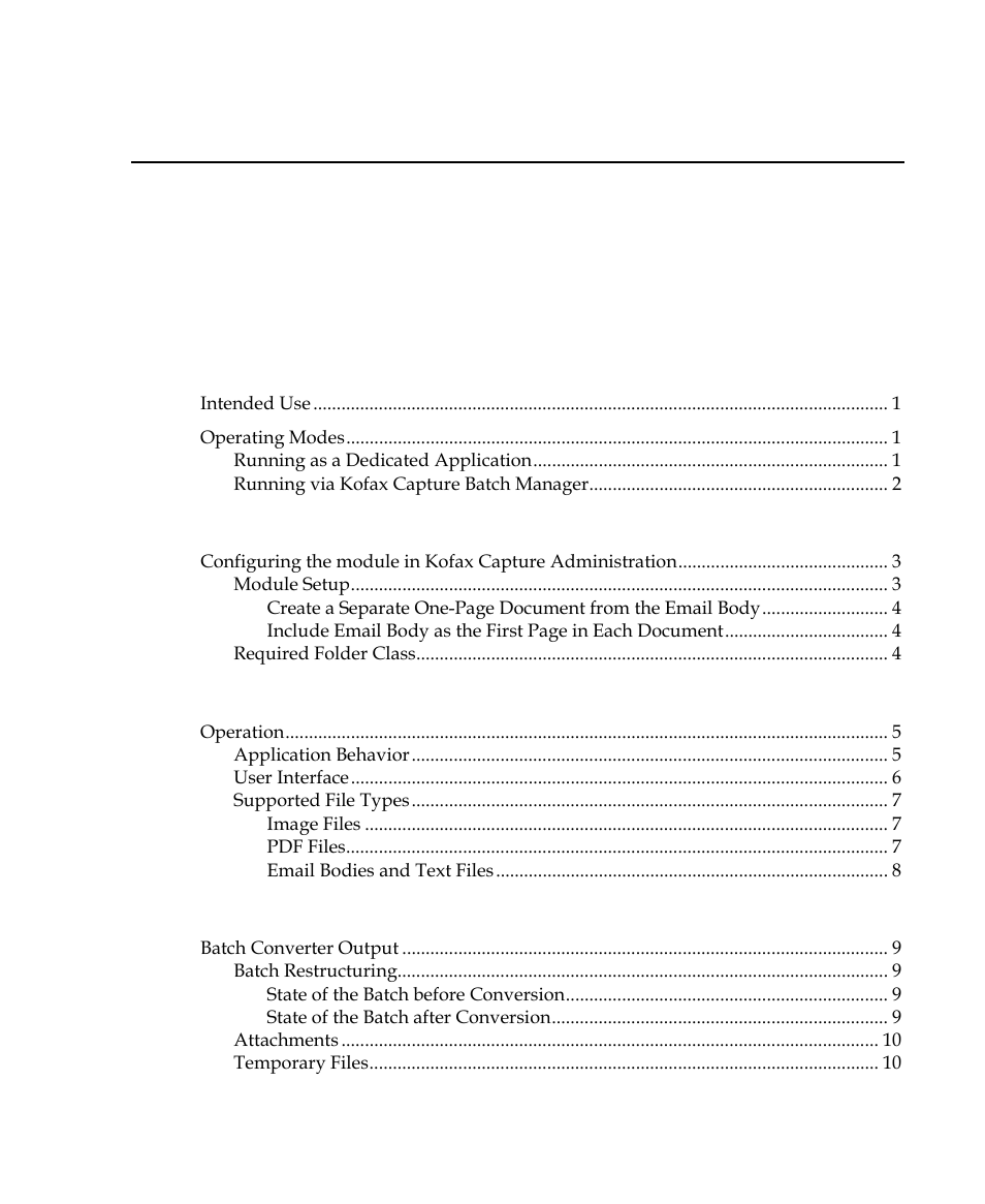 Kofax INDICIUS 6.0 User Manual | Page 3 / 15