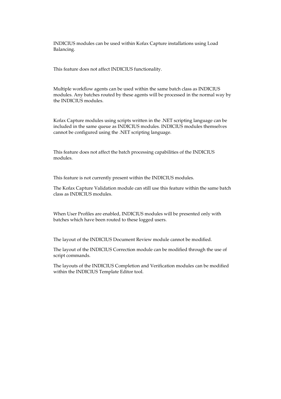 Kofax INDICIUS 6.1 User Manual | Page 18 / 46