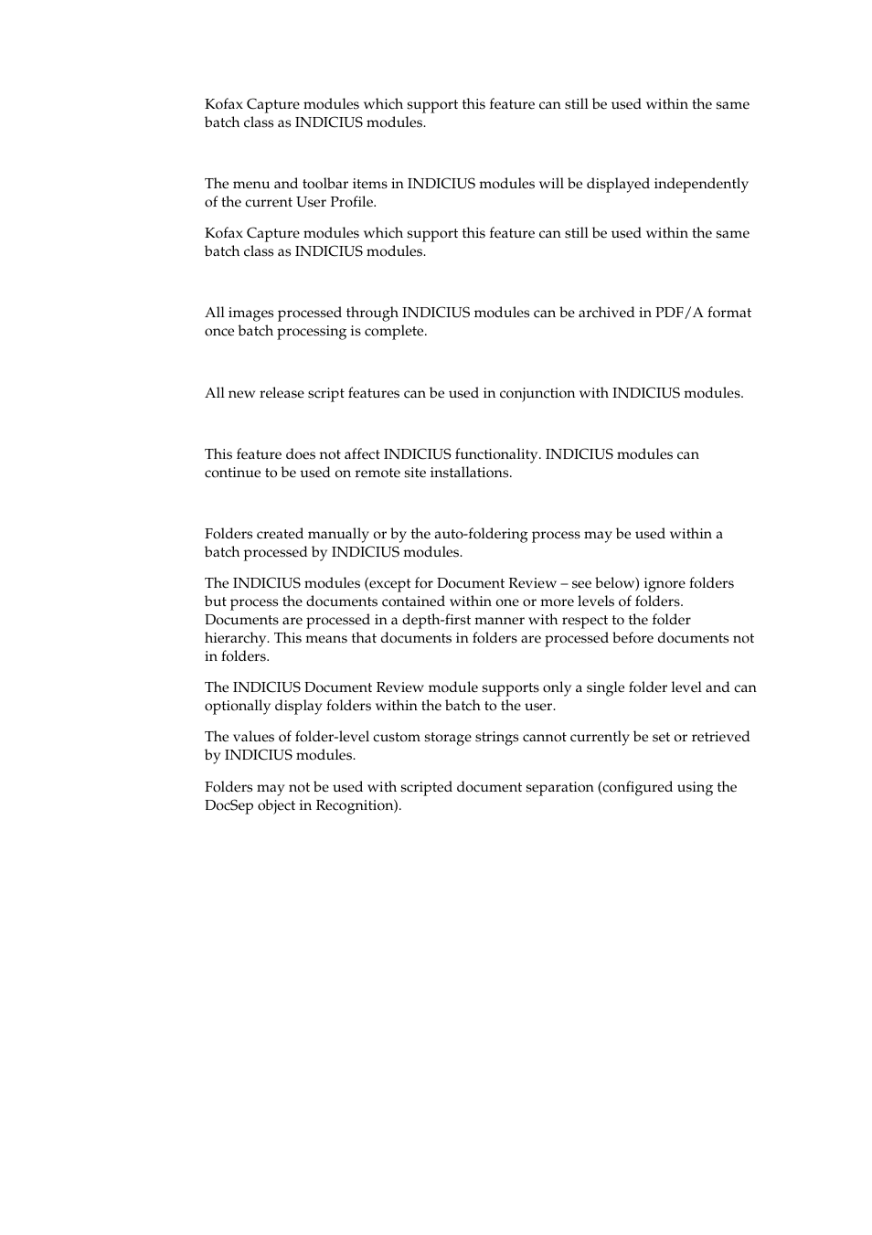 Kofax INDICIUS 6.1 User Manual | Page 19 / 46