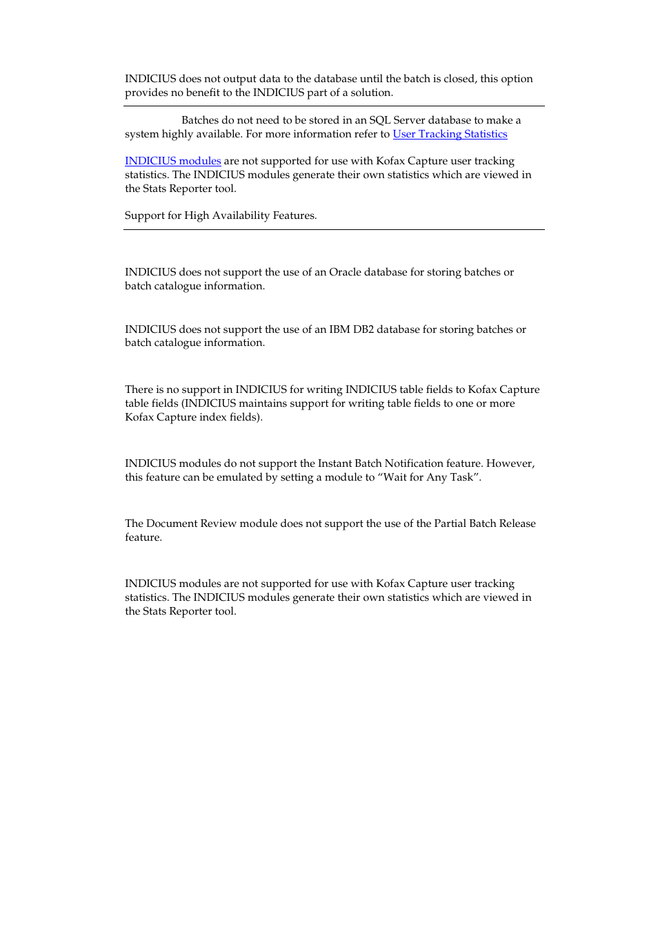 Kofax INDICIUS 6.1 User Manual | Page 22 / 46