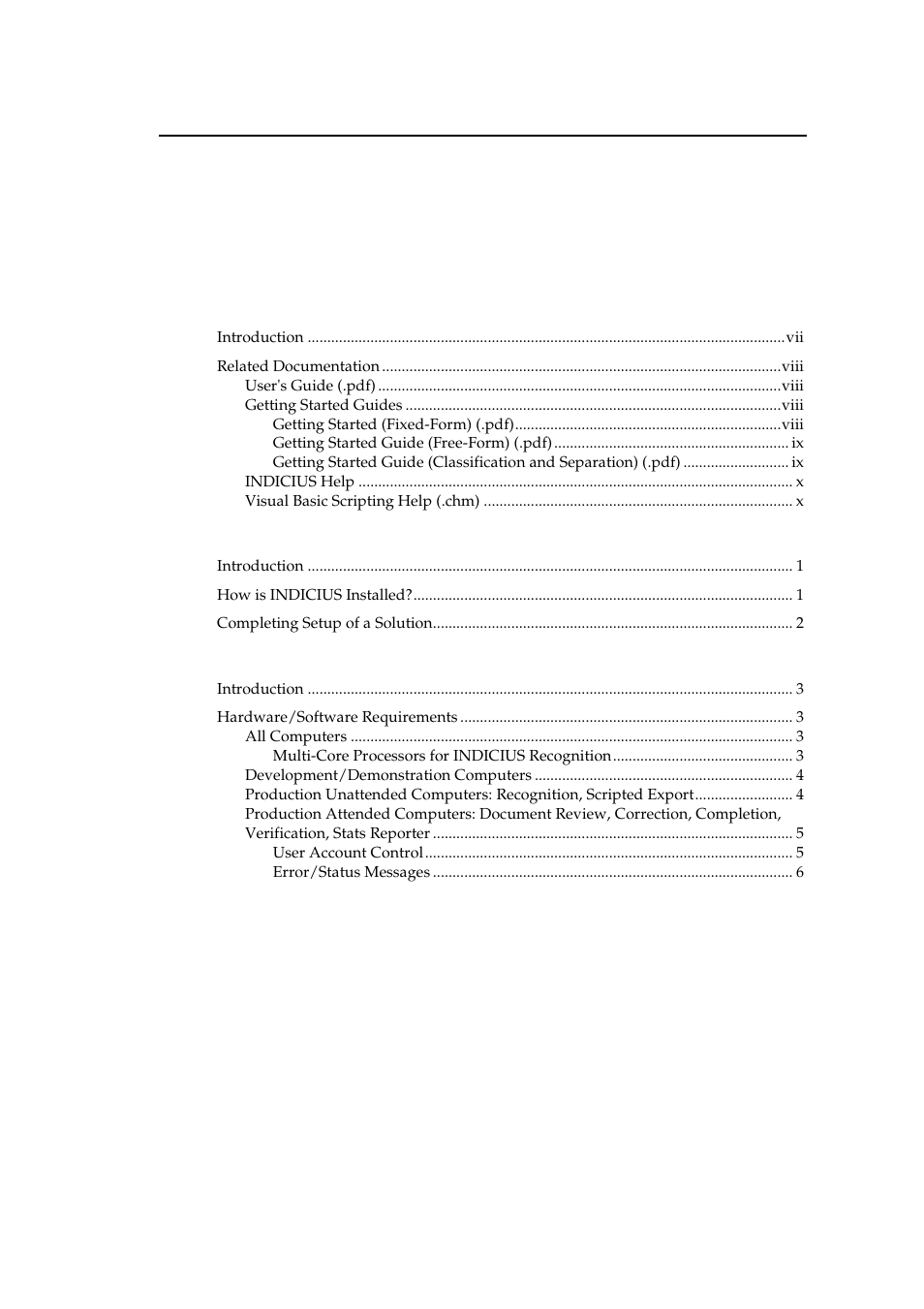 Kofax INDICIUS 6.1 User Manual | Page 3 / 46