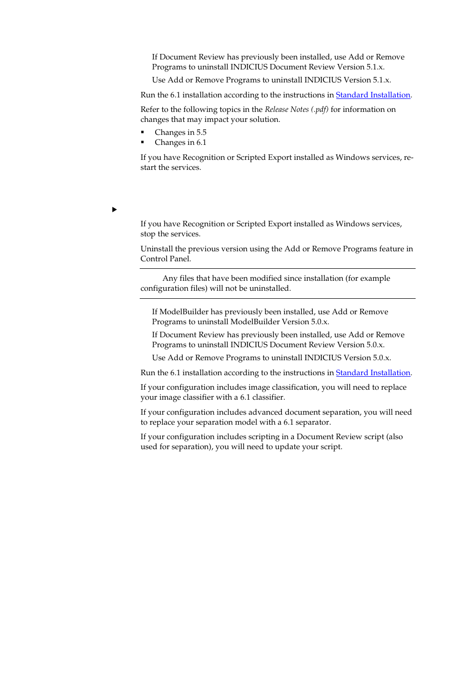 X to 6.1 | Kofax INDICIUS 6.1 User Manual | Page 31 / 46