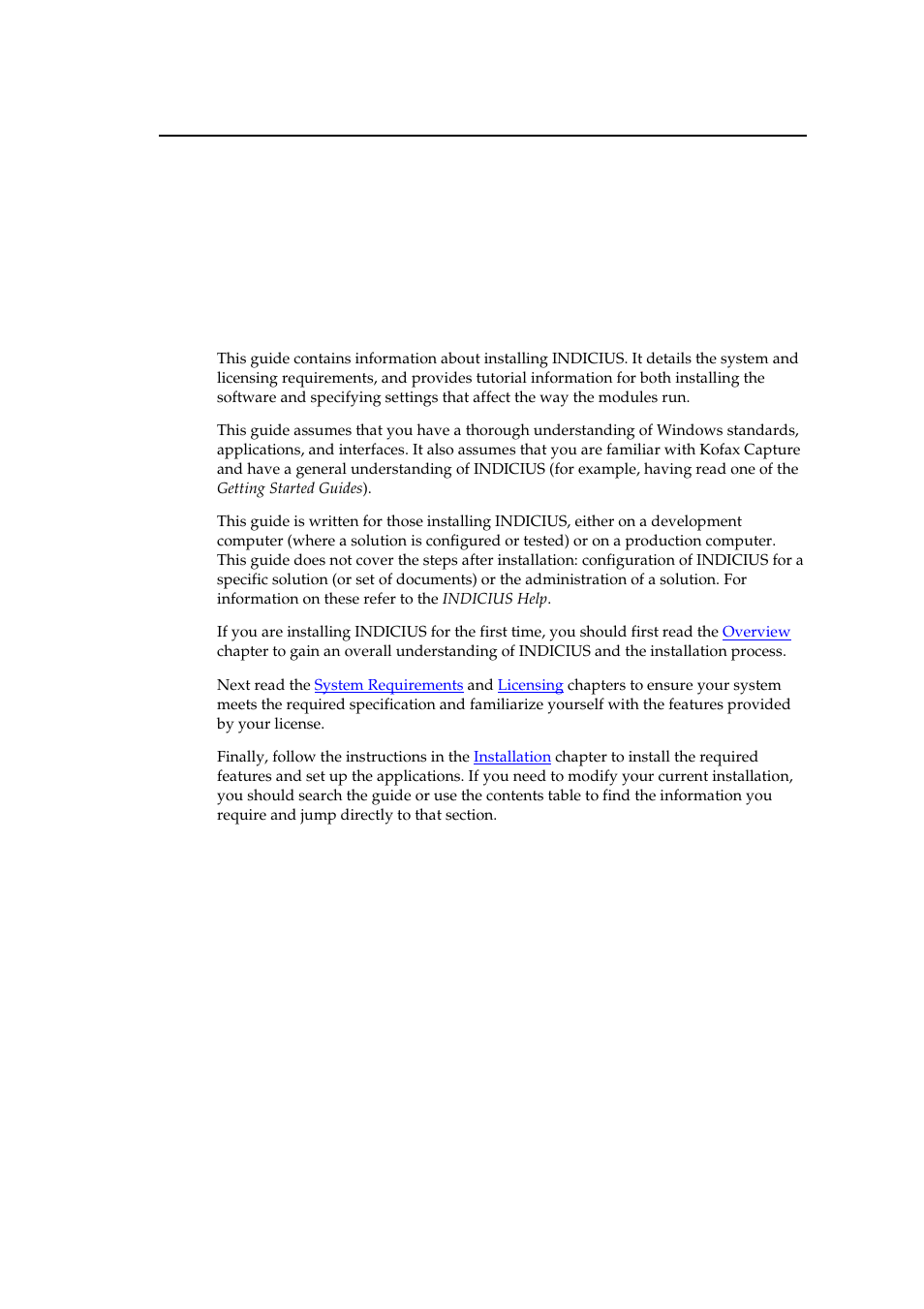 How to use this guide, Introduction | Kofax INDICIUS 6.1 User Manual | Page 7 / 46