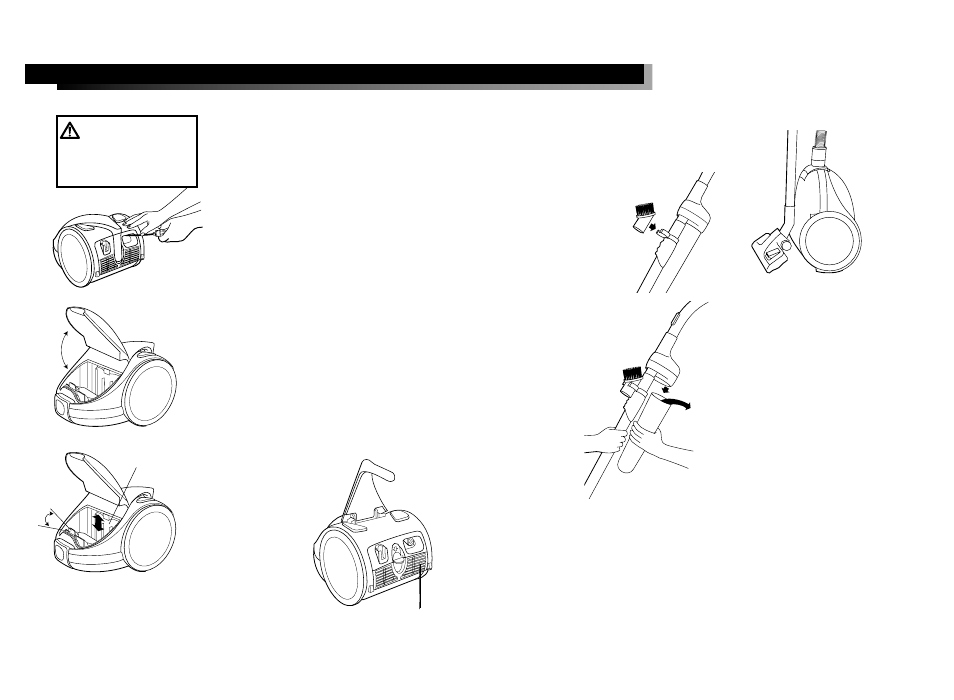 Warning | Bissell 6700 User Manual | Page 6 / 10