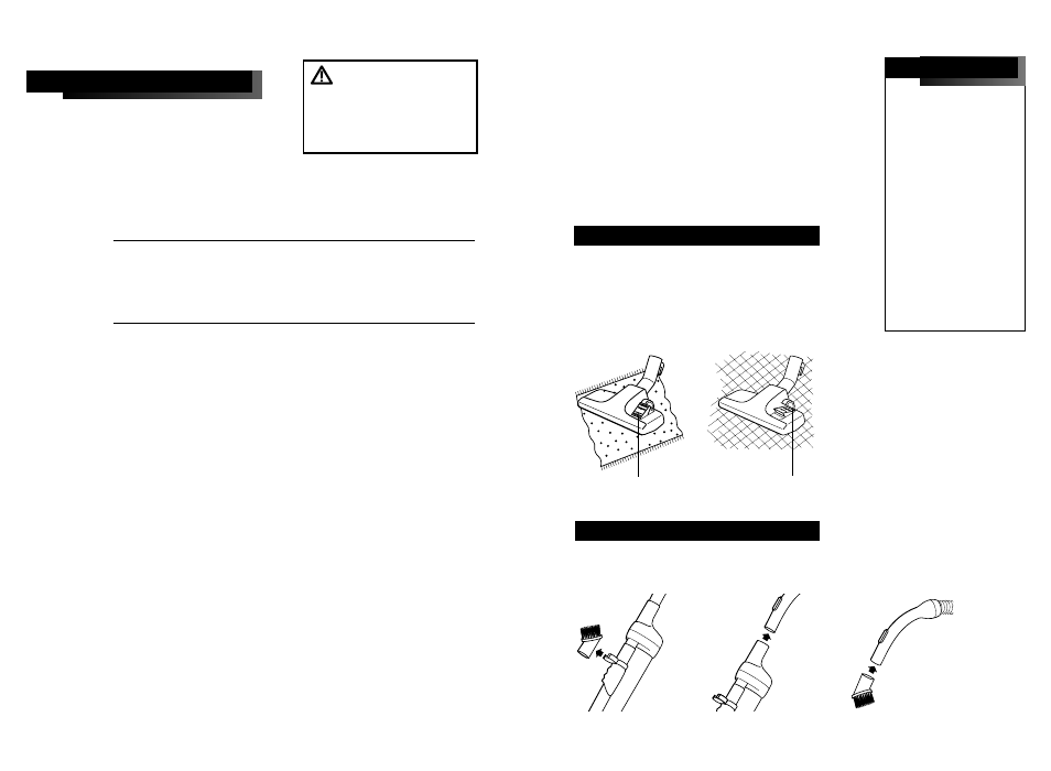Warning, Index, Troubleshooting | Special tools | Bissell 6700 User Manual | Page 8 / 10