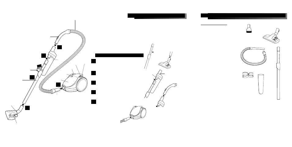 How to use this guide, How to put it together, Replacement parts | Assembling the vacuum cleaner for use | Bissell 6700 User Manual | Page 9 / 10