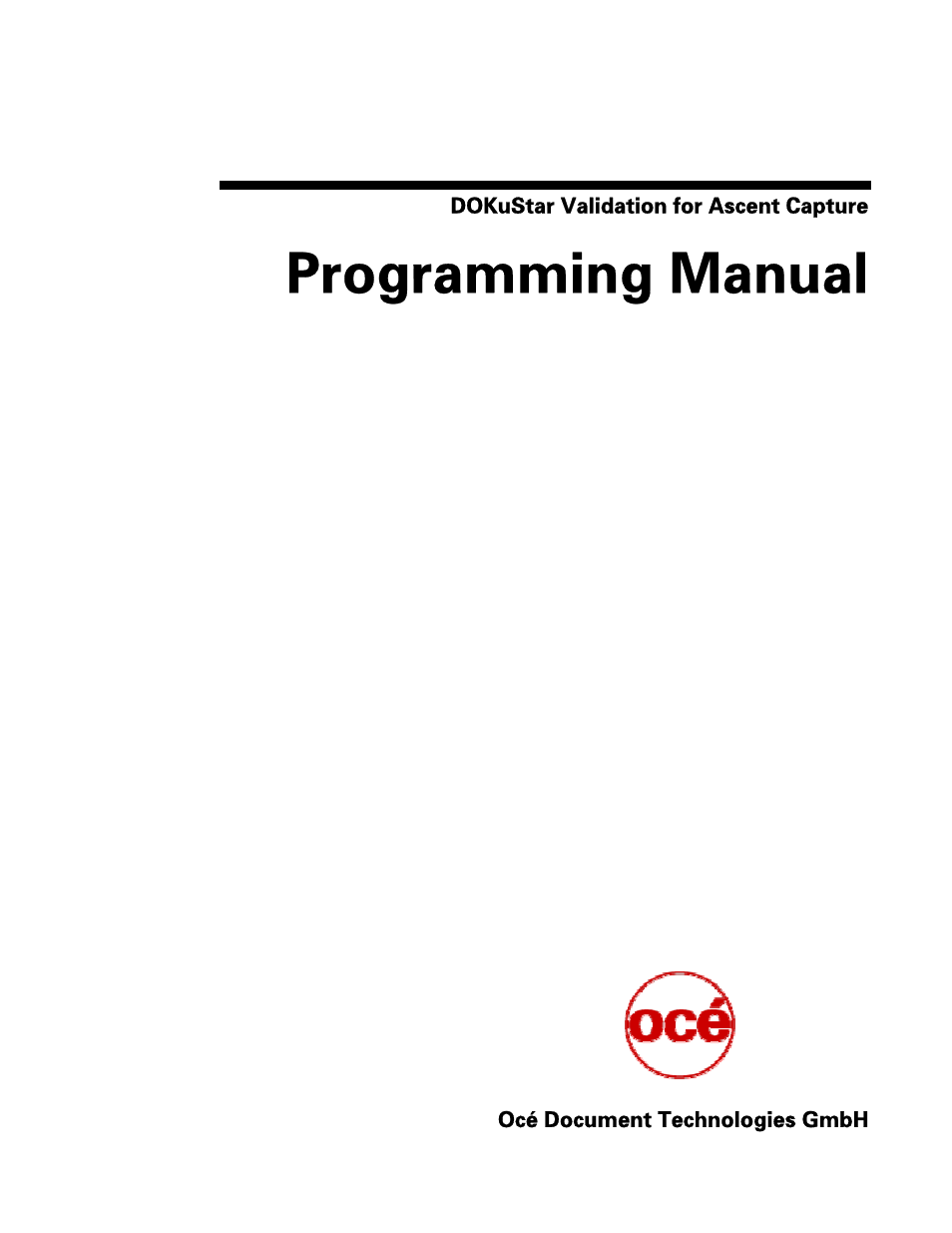 Kofax DOKuStar Validation User Manual | 109 pages