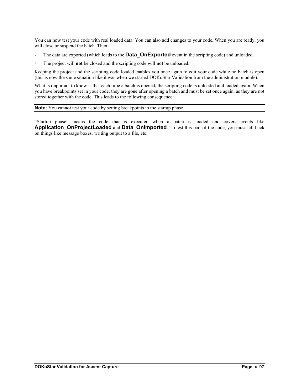 Kofax DOKuStar Validation User Manual | Page 101 / 109