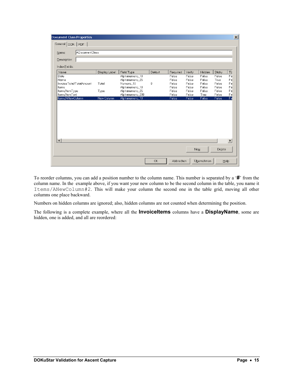 Kofax DOKuStar Validation User Manual | Page 19 / 109