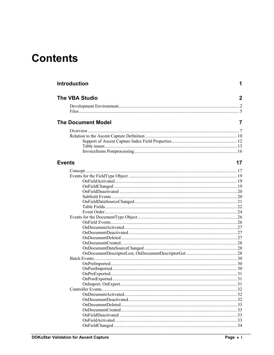 Kofax DOKuStar Validation User Manual | Page 3 / 109