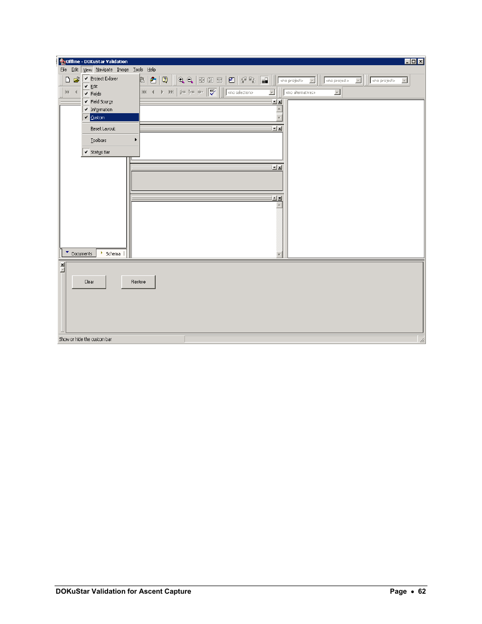 Kofax DOKuStar Validation User Manual | Page 66 / 109