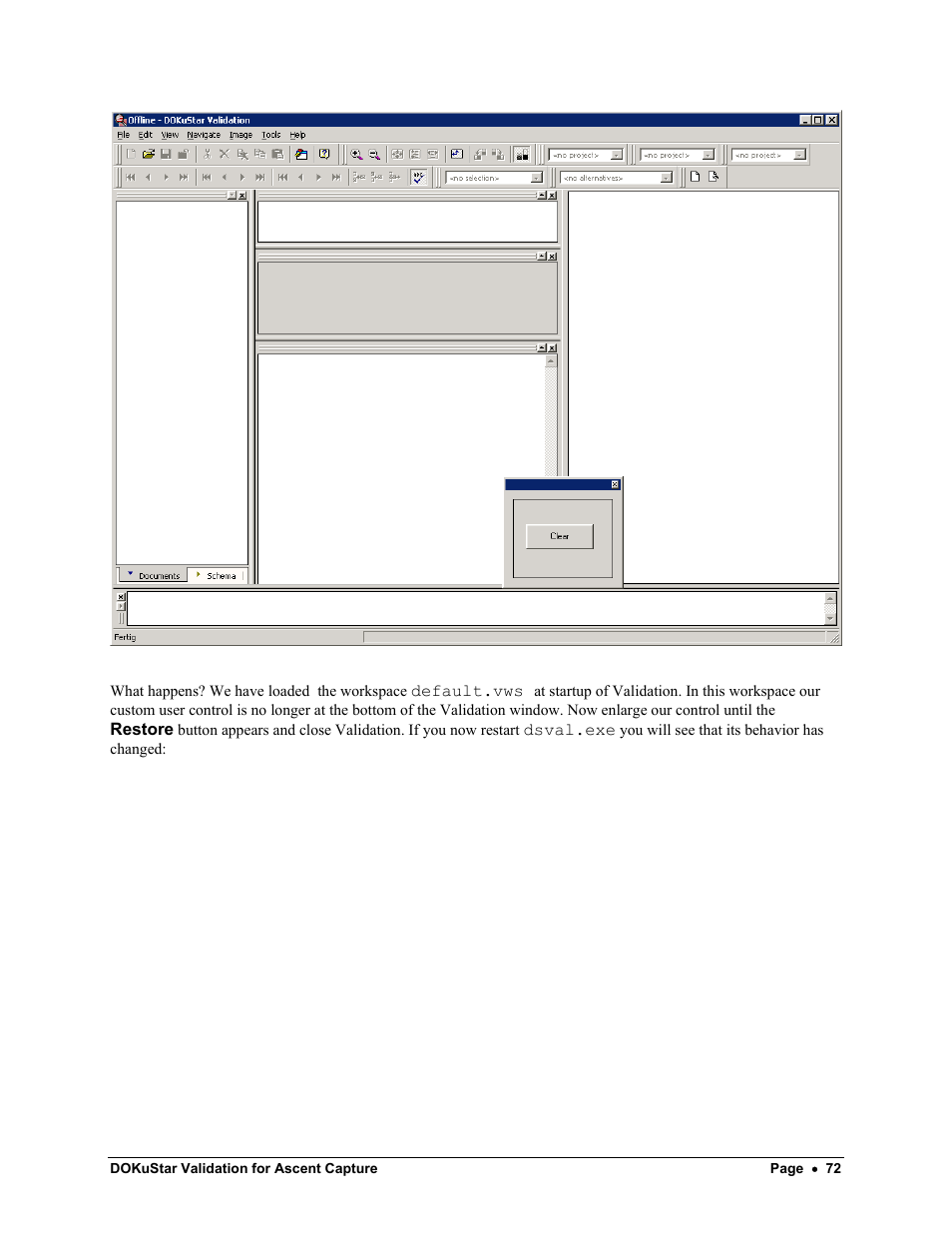 Kofax DOKuStar Validation User Manual | Page 76 / 109