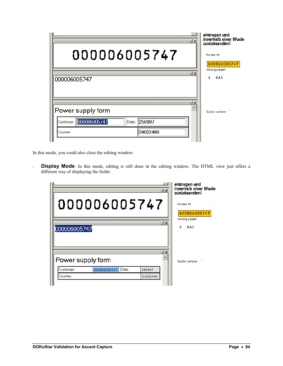 Kofax DOKuStar Validation User Manual | Page 88 / 109