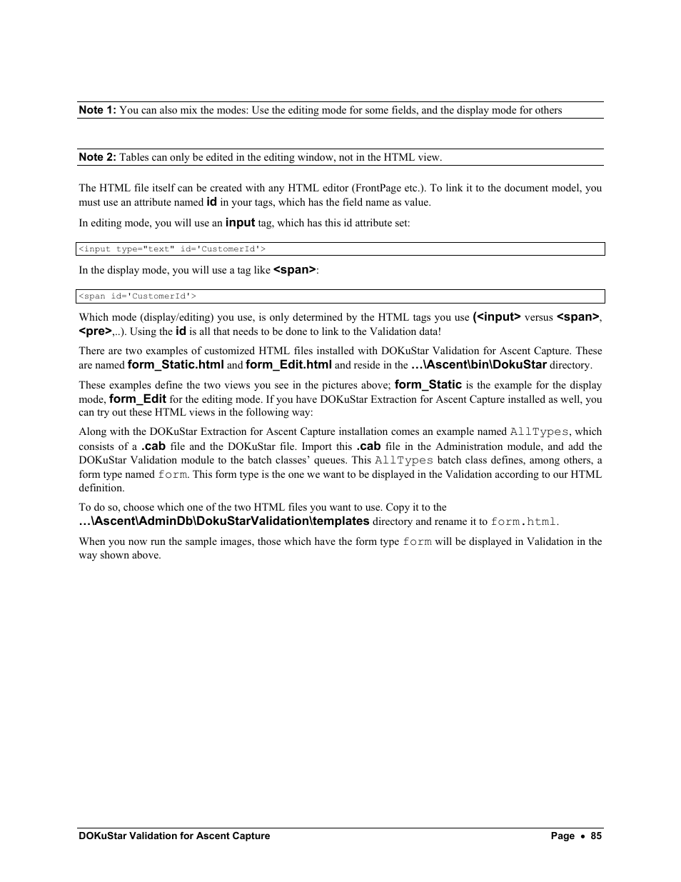 Kofax DOKuStar Validation User Manual | Page 89 / 109