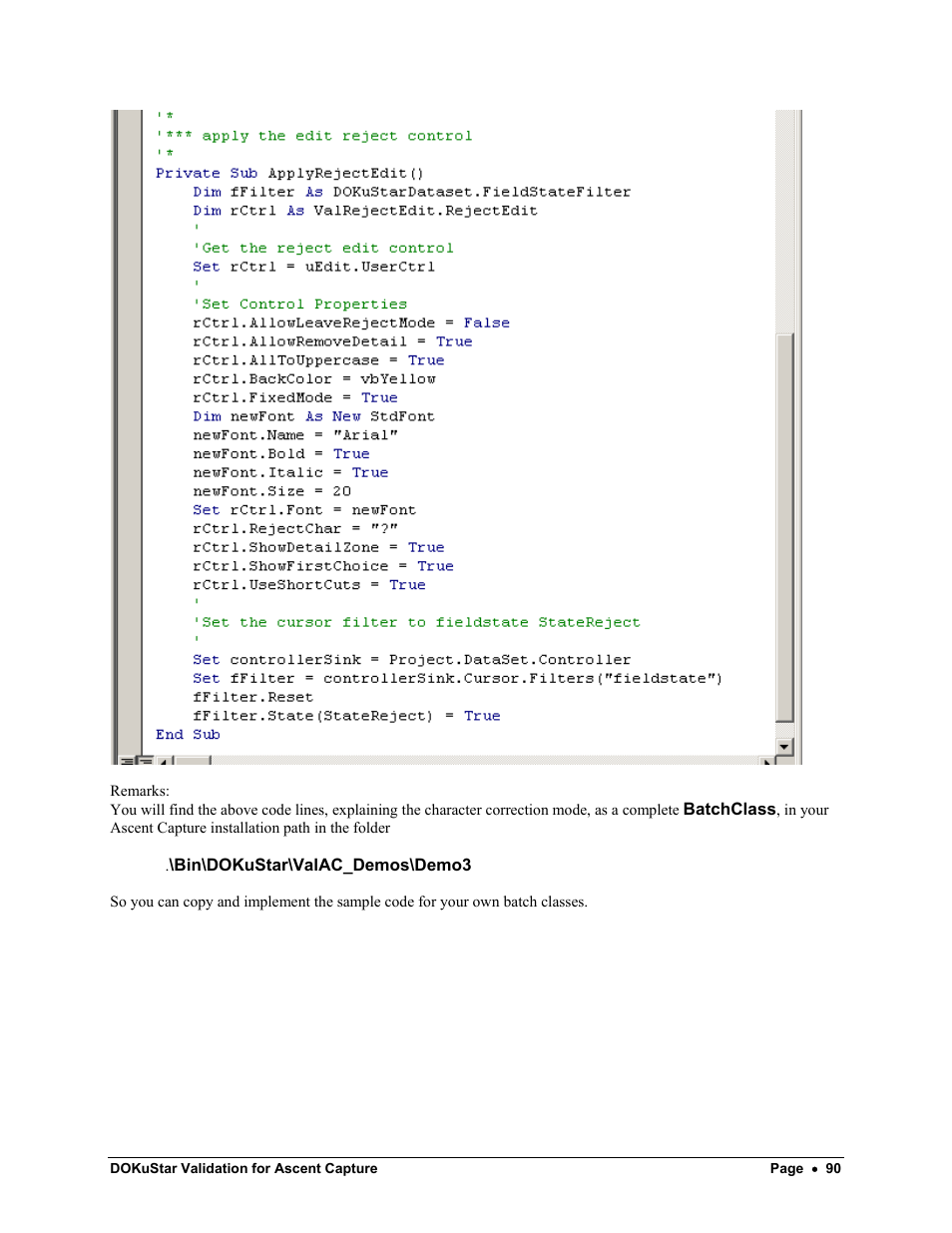 Kofax DOKuStar Validation User Manual | Page 94 / 109