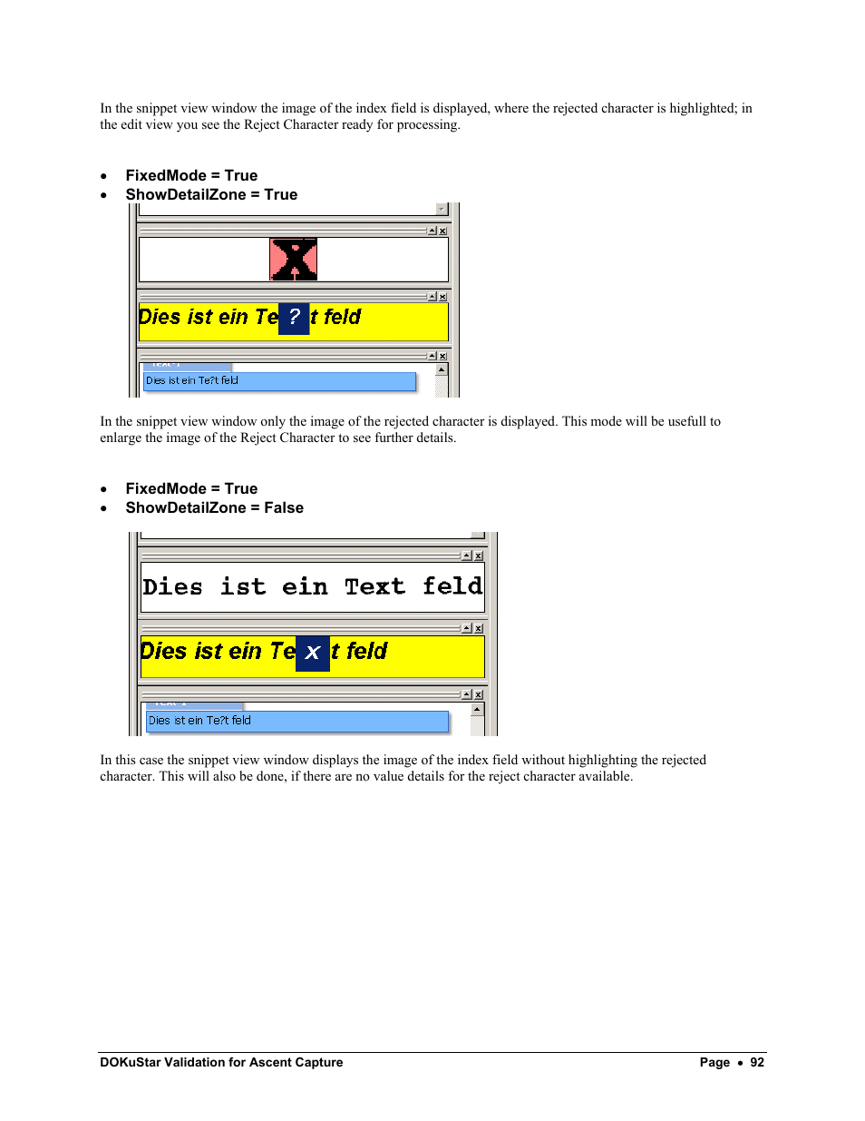 Kofax DOKuStar Validation User Manual | Page 96 / 109