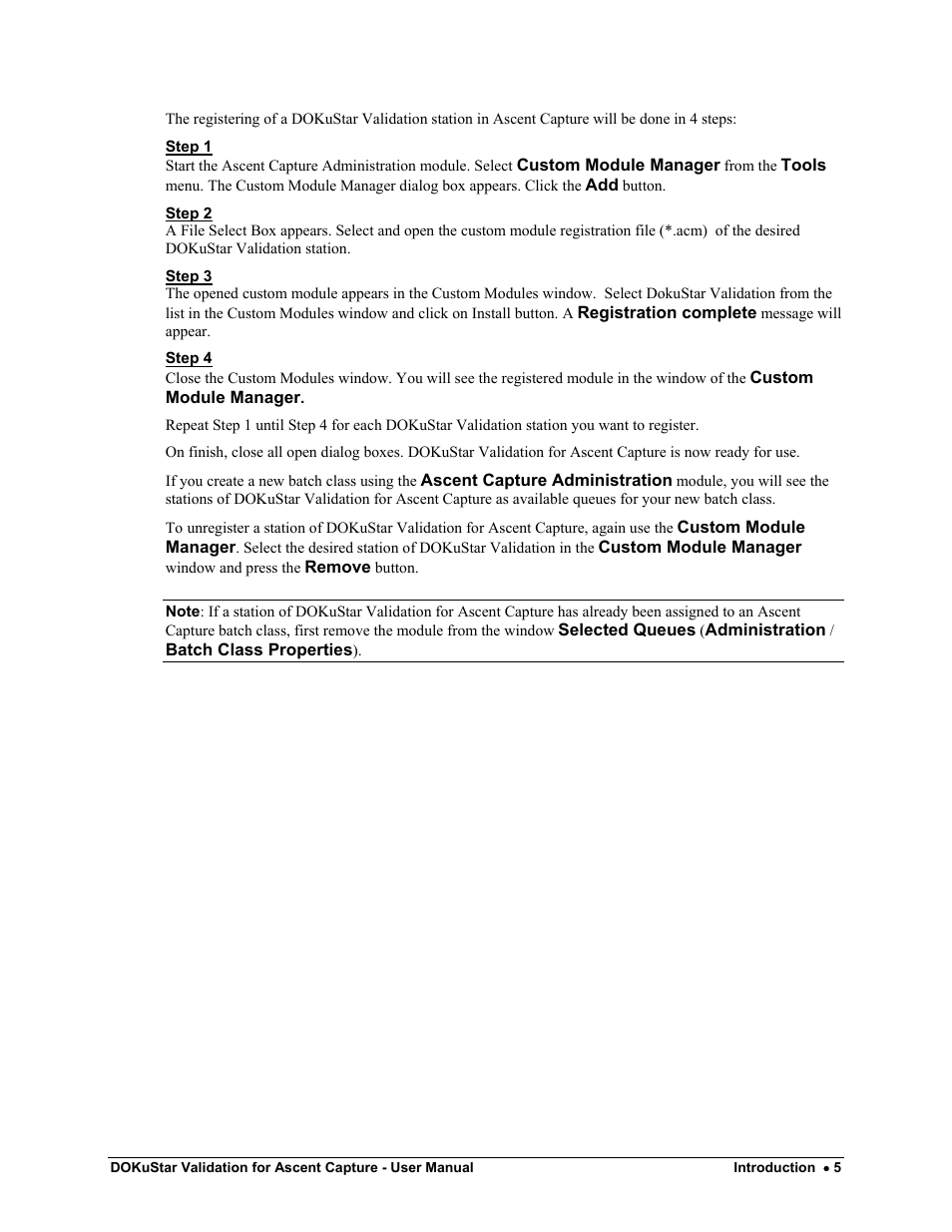 Kofax DOKuStar Validation User Manual | Page 9 / 32