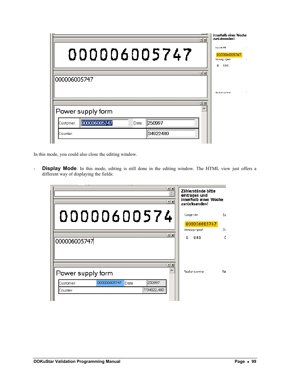 Kofax DOKuStar Validation User Manual | Page 103 / 118