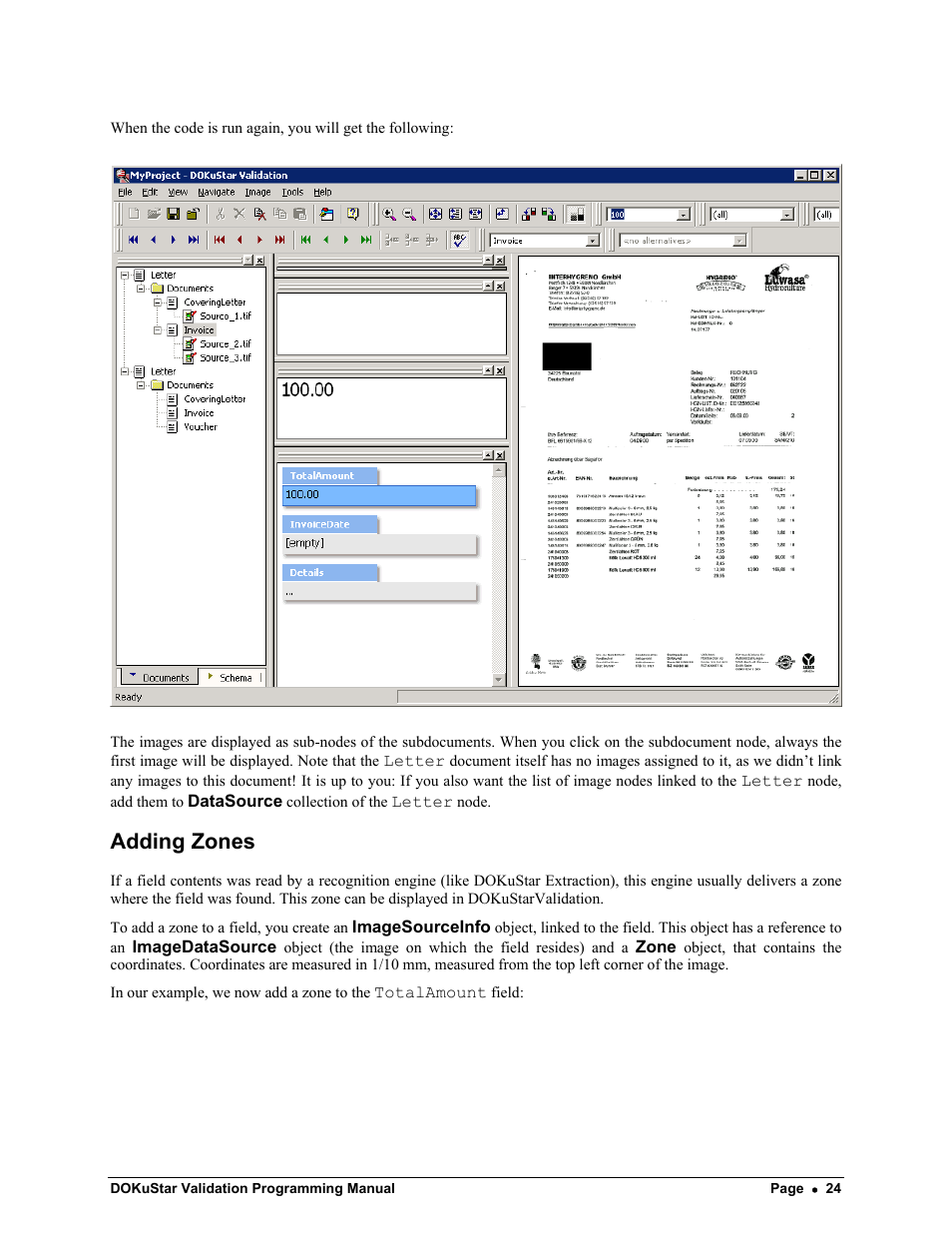 Adding zones | Kofax DOKuStar Validation User Manual | Page 28 / 118