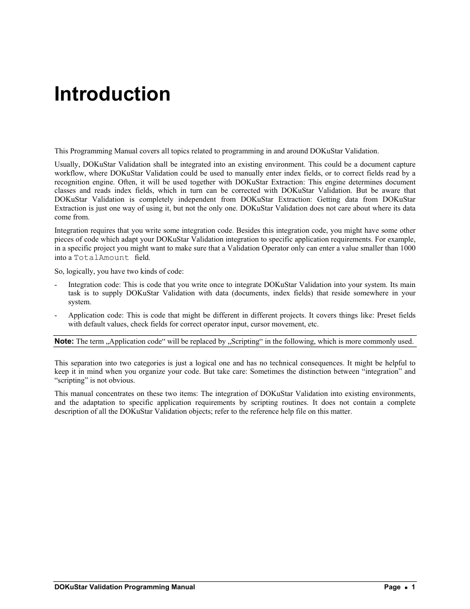 Introduction | Kofax DOKuStar Validation User Manual | Page 5 / 118