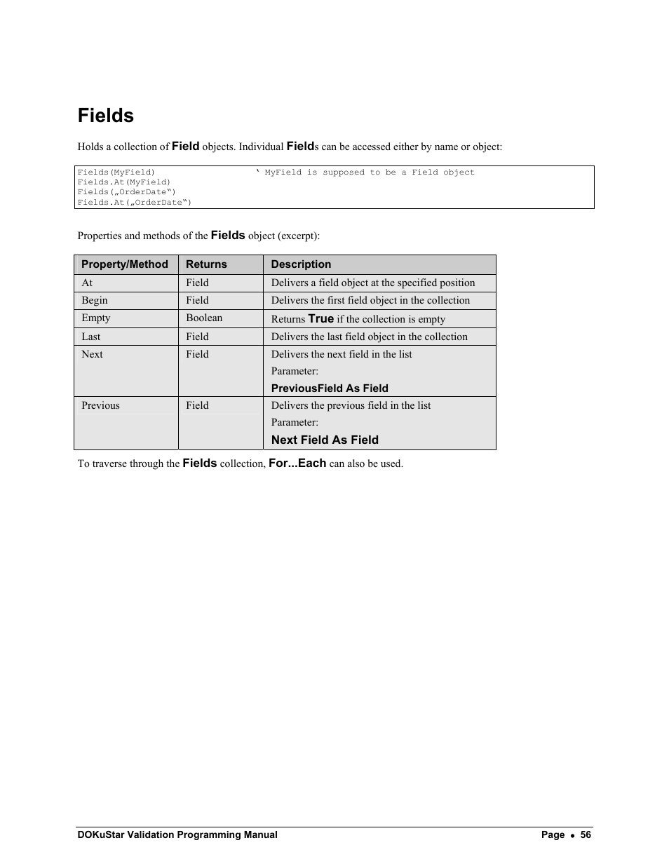 Fields | Kofax DOKuStar Validation User Manual | Page 60 / 118