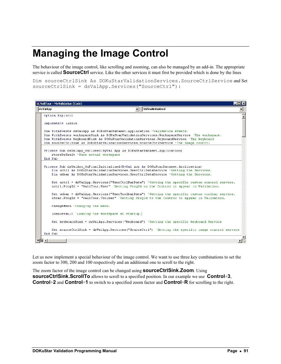 Managing the image control | Kofax DOKuStar Validation User Manual | Page 95 / 118