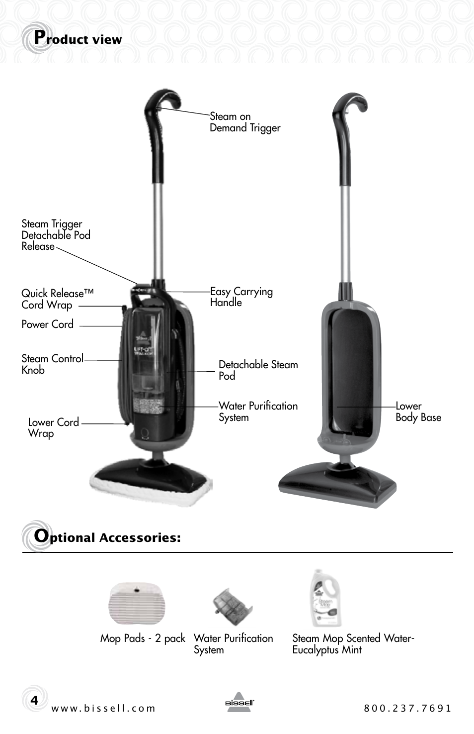 Bissell 39W7 User Manual | Page 4 / 12