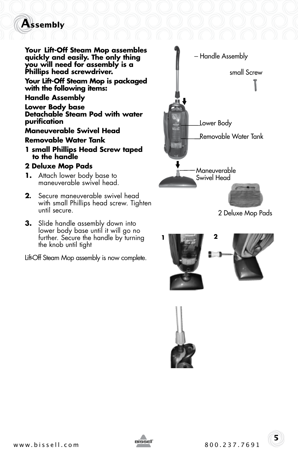 Bissell 39W7 User Manual | Page 5 / 12