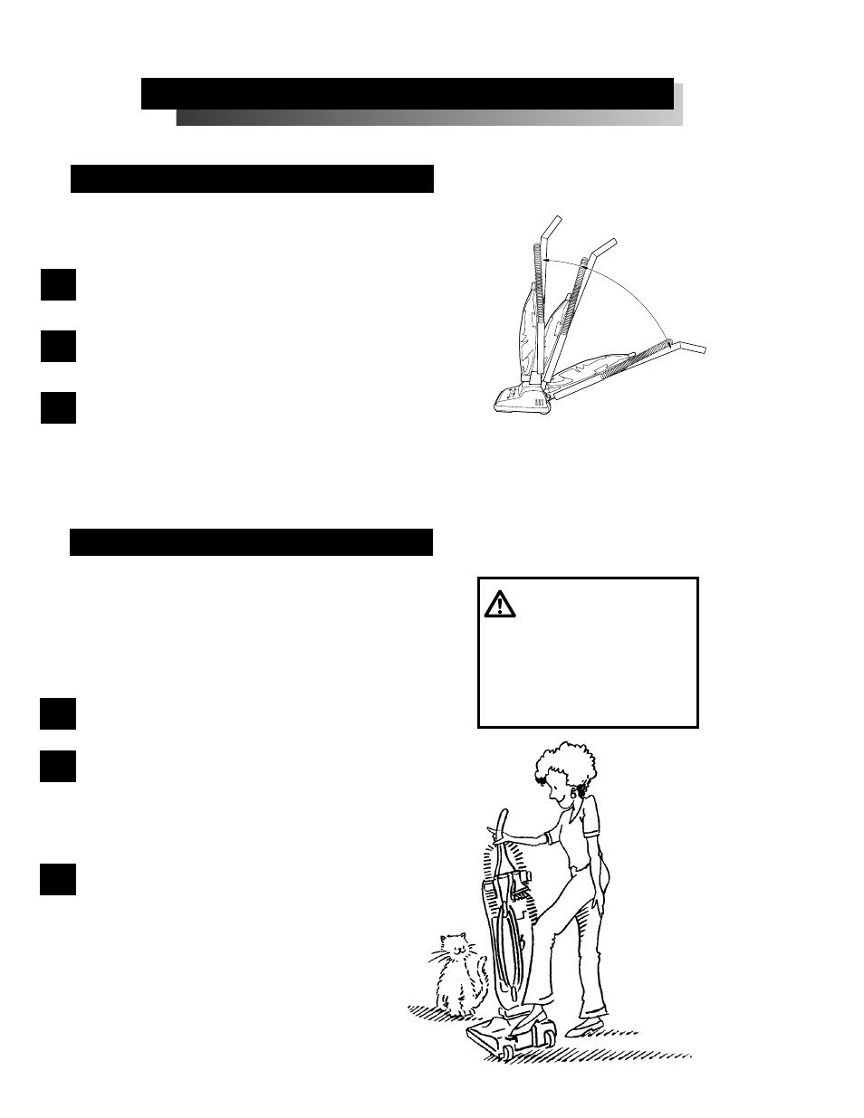 Caution, How to use your bissell, Upright vacuum cleaner | Handle positions, Powerfoot/height adjustment | Bissell 3512 User Manual | Page 11 / 16