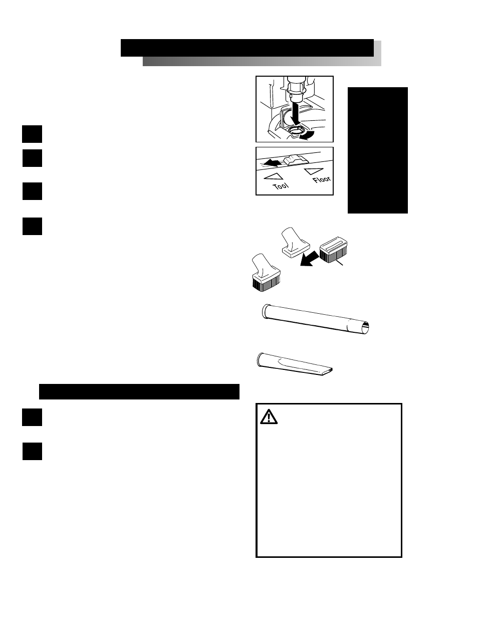 Warning, Special tools | Bissell 3512 User Manual | Page 13 / 16