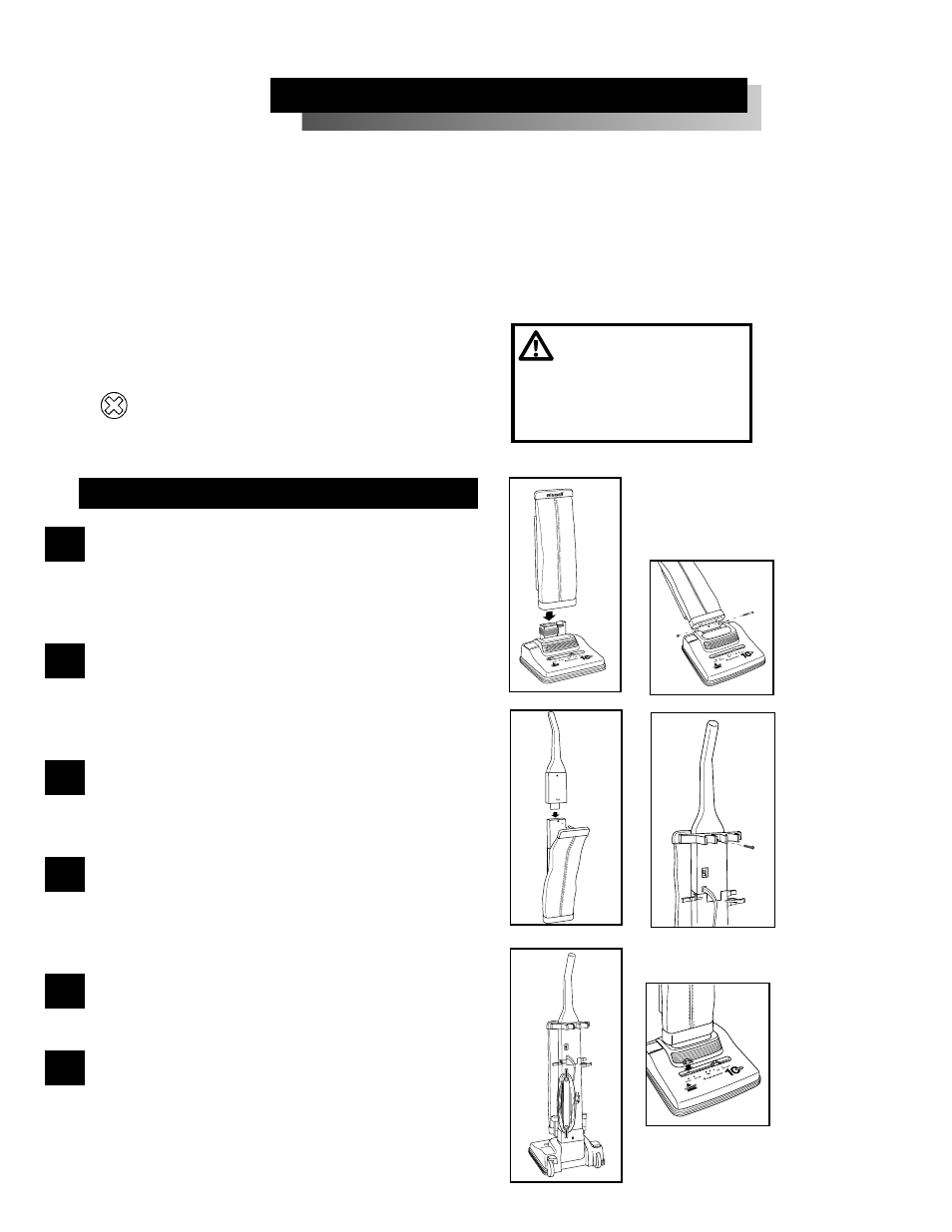 Warning, How to use this guide how to put it together | Bissell 3512 User Manual | Page 7 / 16