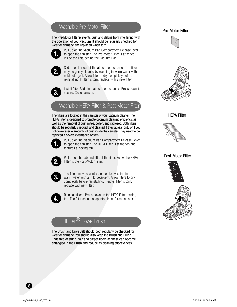 Bissell 6900 User Manual | Page 8 / 12