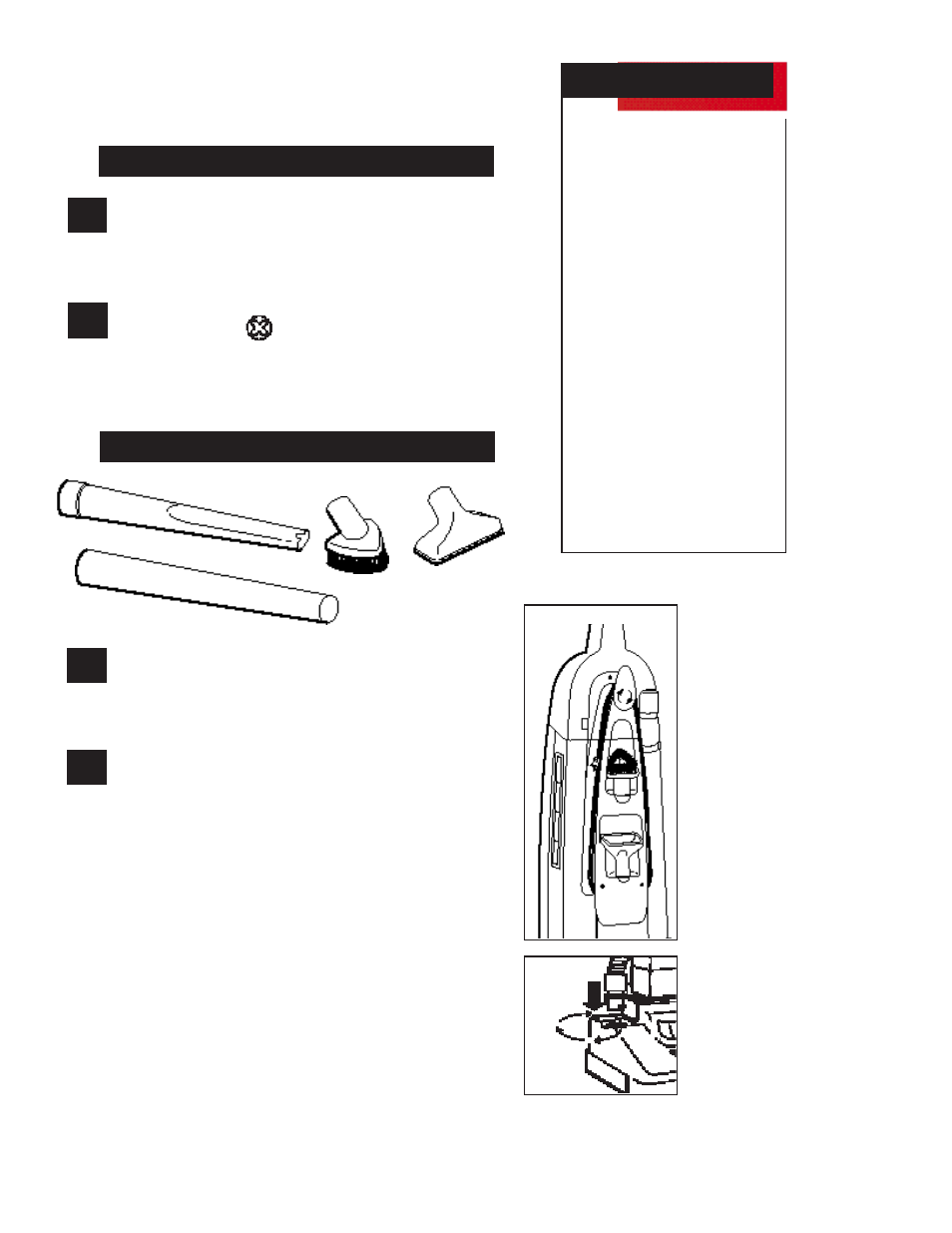 Index, Attach tool caddy to vacuum body, Attach tools to caddy | Bissell 35401 User Manual | Page 5 / 13