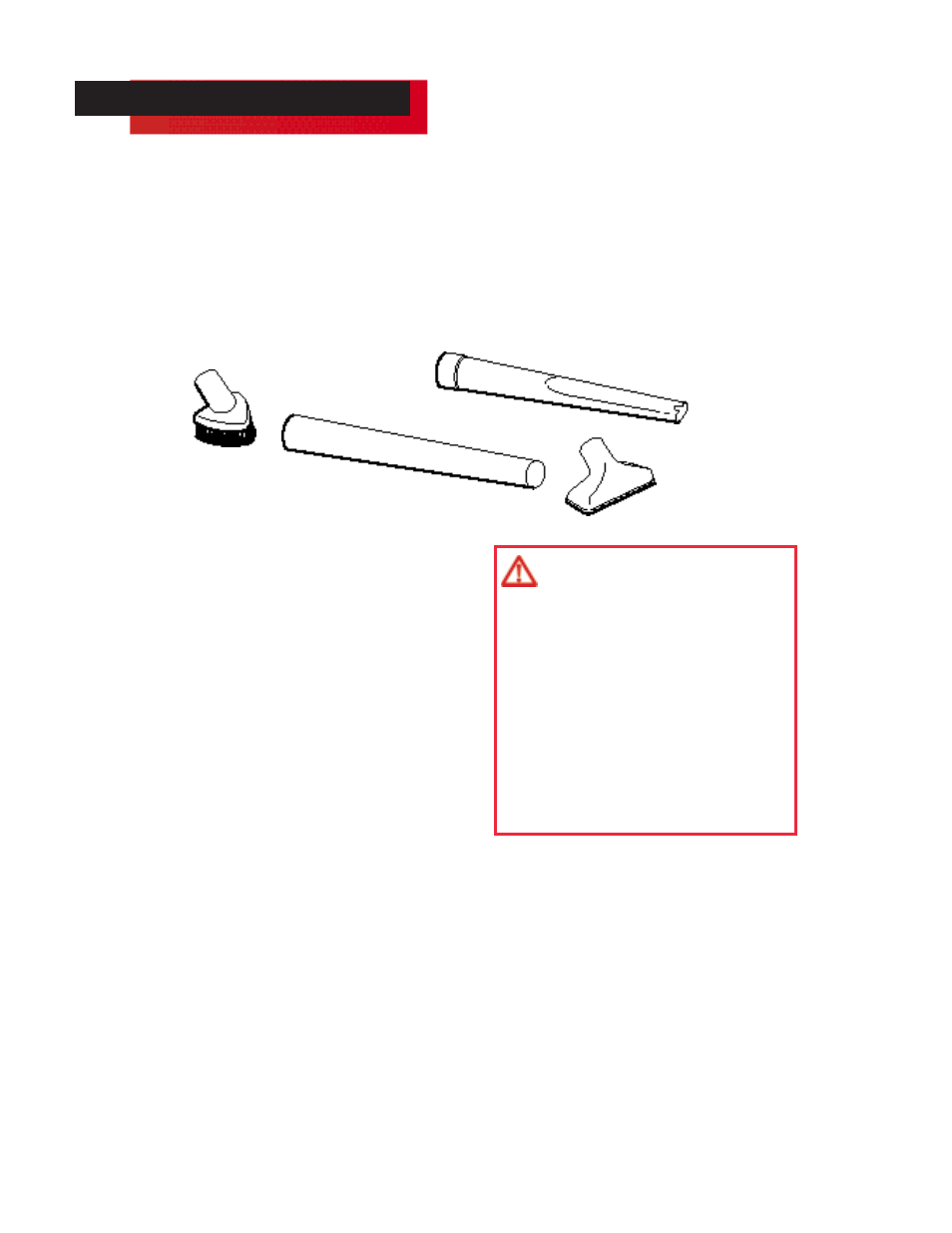 Warning, Special tools, Above floor cleaning | Power cord storage | Bissell 35401 User Manual | Page 7 / 13