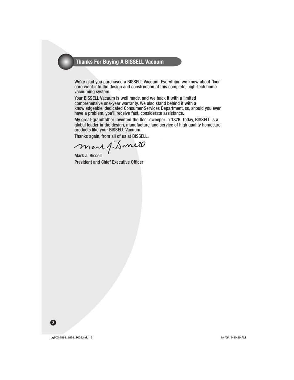 Bissell 6591 User Manual | Page 2 / 16