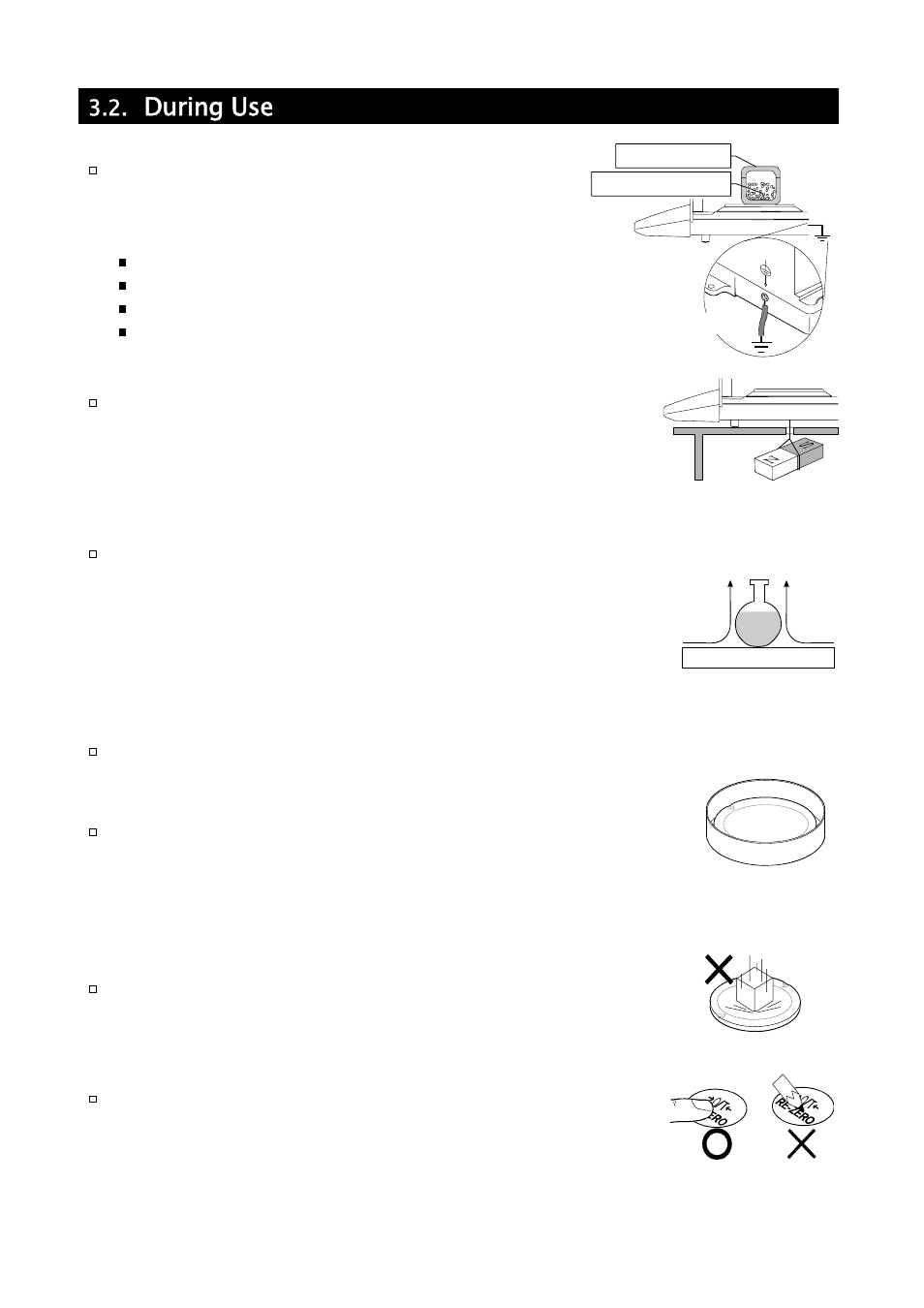 During use | A&D Weighing GH-252 User Manual | Page 10 / 86