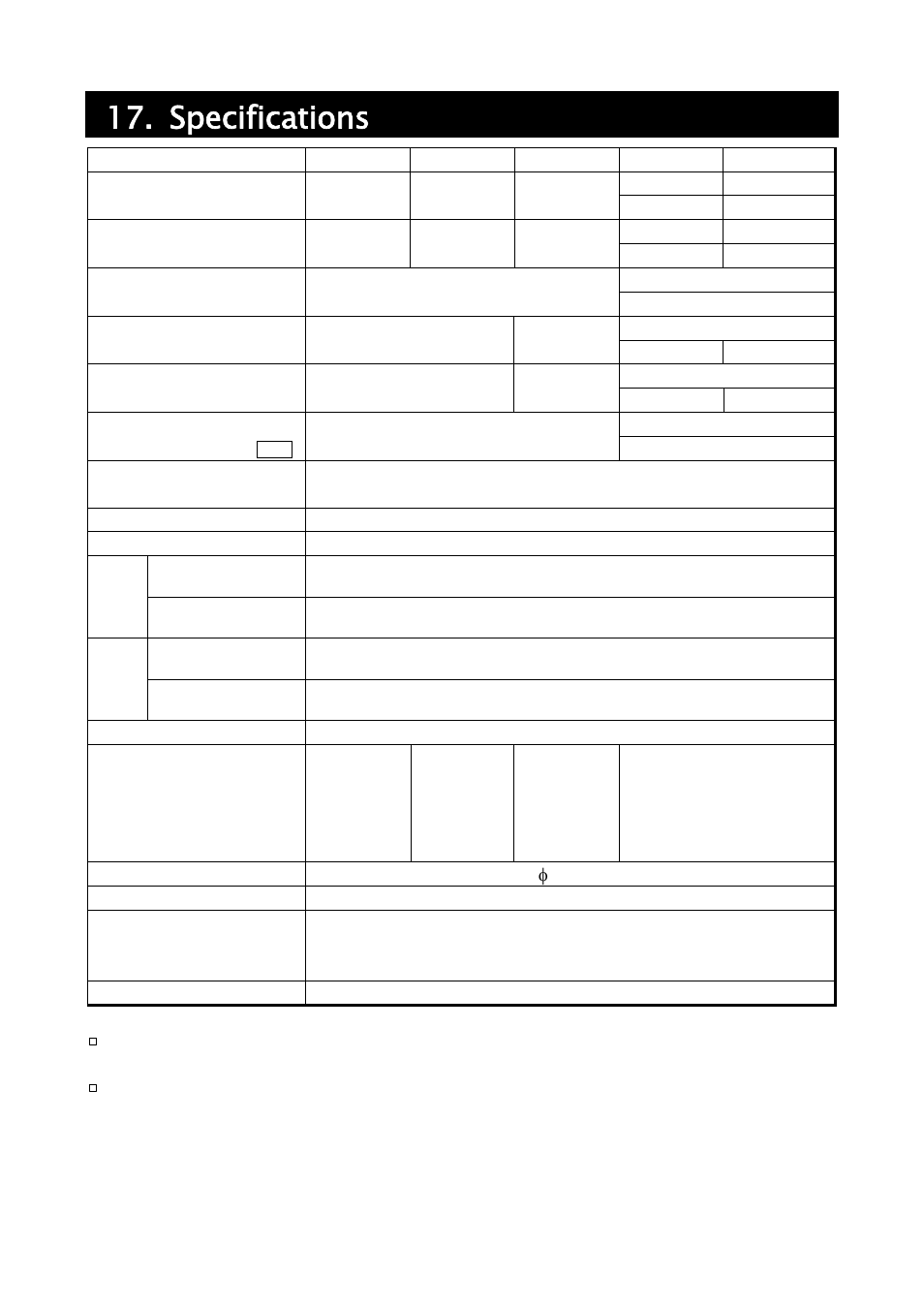 Specifications | A&D Weighing GH-252 User Manual | Page 76 / 86