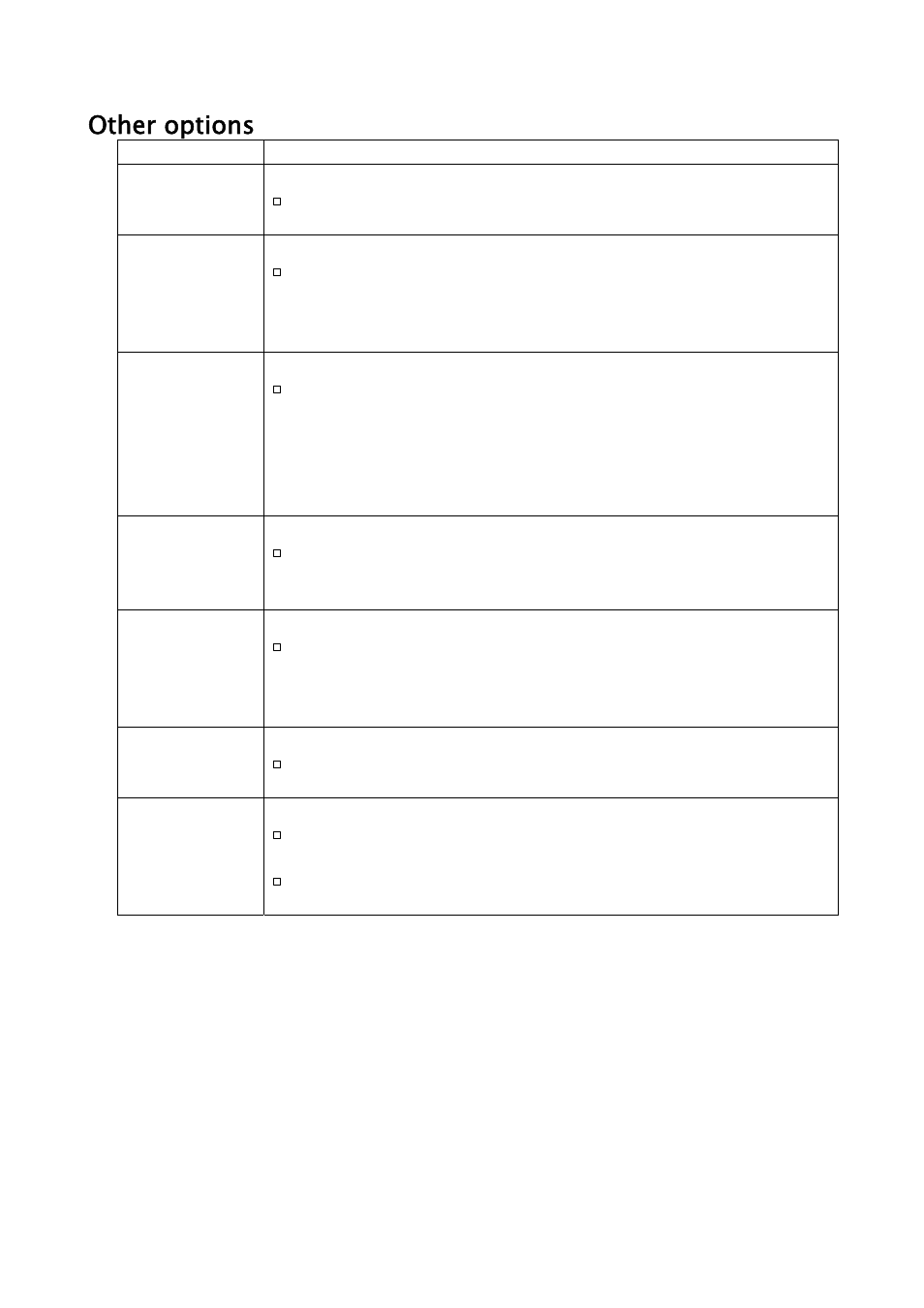 Other options | A&D Weighing GH-252 User Manual | Page 81 / 86