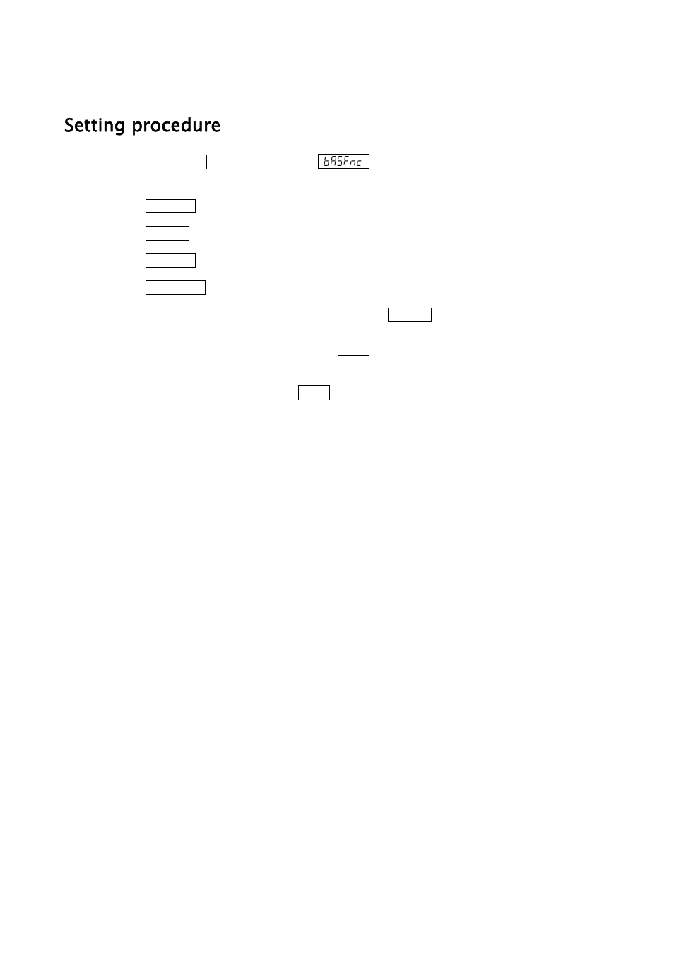 Setting procedure | A&D Weighing HR-202i User Manual | Page 28 / 62