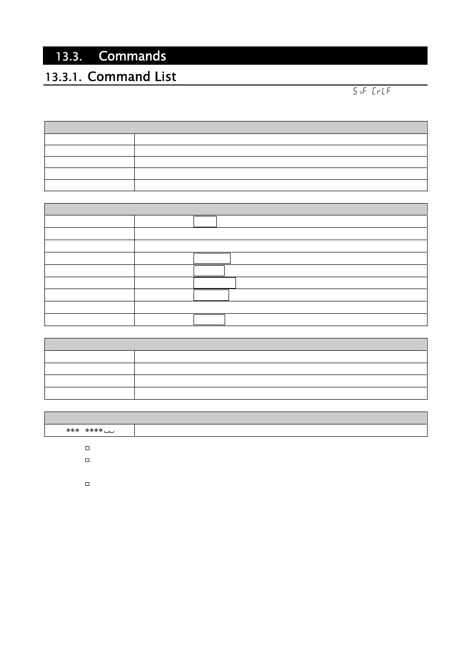 Commands, Command list | A&D Weighing HR-202i User Manual | Page 46 / 62