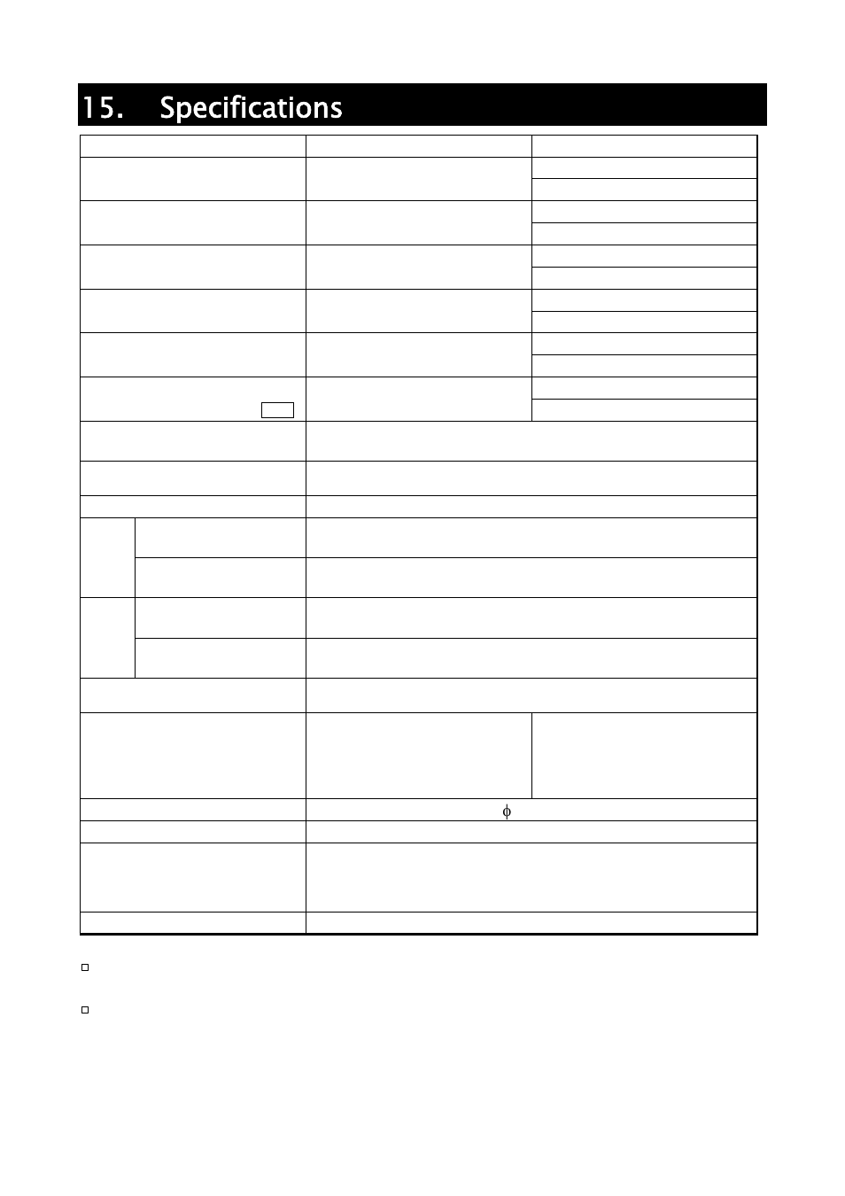 Specifications | A&D Weighing HR-202i User Manual | Page 55 / 62