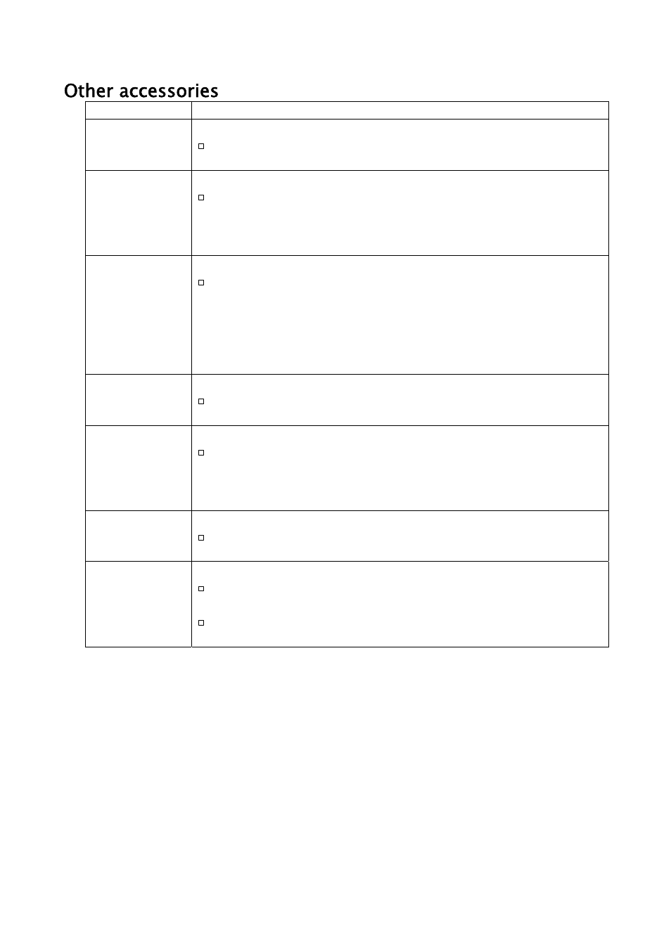 Other accessories | A&D Weighing HR-202i User Manual | Page 59 / 62