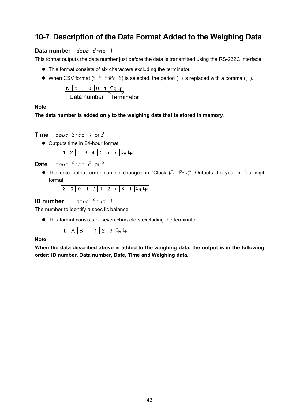 A&D Weighing GX-8000 User Manual | Page 45 / 92