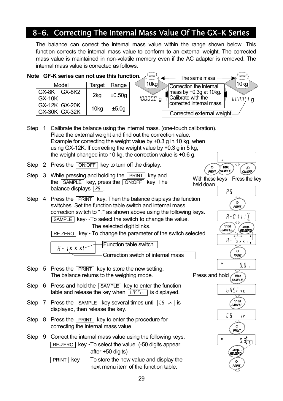 A&D Weighing GF-32K User Manual | Page 31 / 104